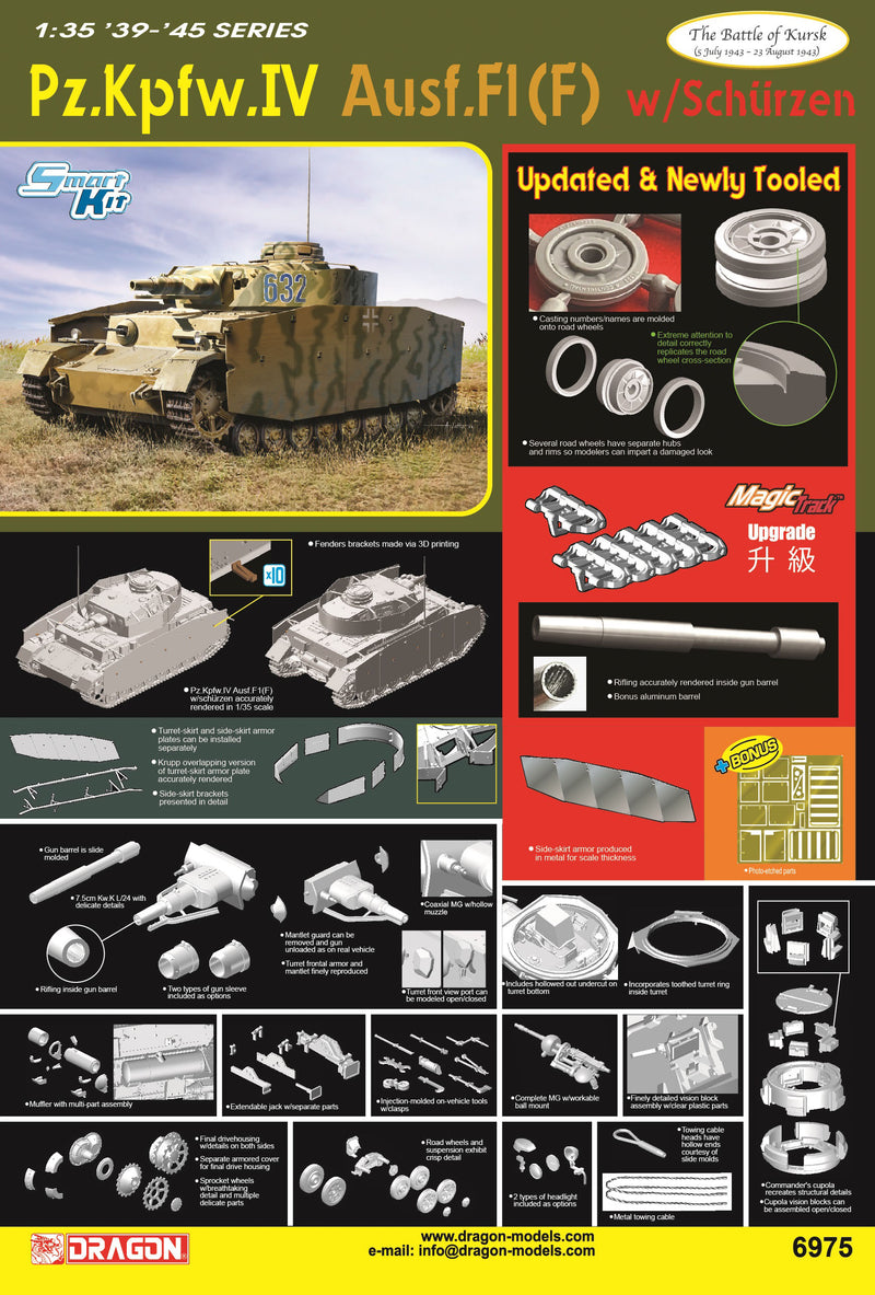 1 35 Pz.kpfw.iv Ausf.f1(f) W Schurzen, The Battle Of Kursk 1943 – Cyber 