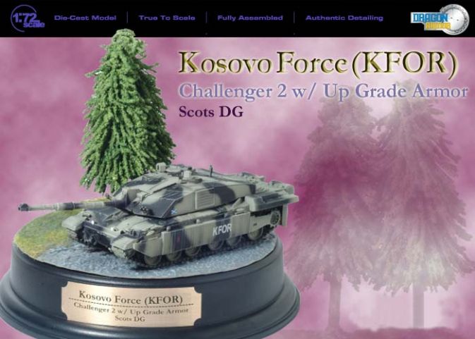 Kosovo Force (KFOR) Challenger II w/ Up-Grade Armor Royal Scots