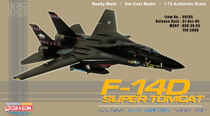 1/72 F-14D Super Tomcat Vandy One