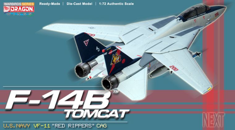 1/72 F-14B Tomcat, U.S. Navy, VF-11 