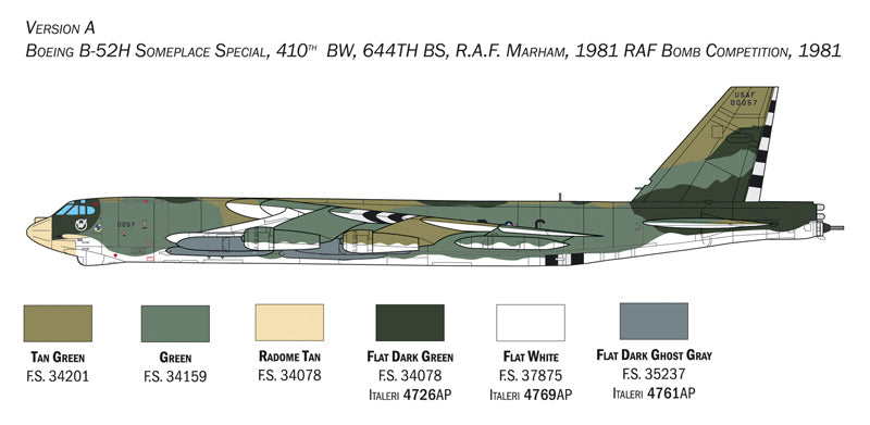 1/72 B-52H Stratofortress – Cyber Hobby