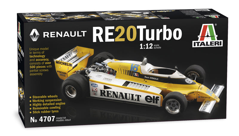 1/12 RENAULT RE20 Turbo – Cyber Hobby