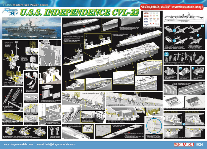 1/350 U.S.S.INDEPENDENCE CVL-22