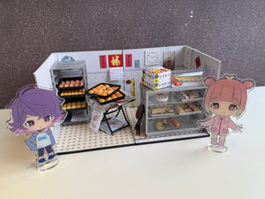 mimo miniature - MIMO LOCAL FOOD SERIES - FULL SET: VOL 1  Local Style Bakery Shop (No.15501) + VOL 2 Local Style Cake Shop (No.15502)