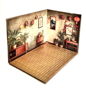 mimo miniature - MIMO Playset Background (Foldable)- Lunar New Year Home (No.15563)