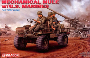 1/35 MECHANICAL MULE w/U.S. MARINES