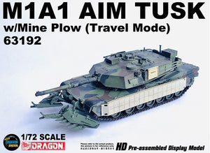 63192 - 1/72 M1A1 AIM TUSK w/Mine Plow (Travel Mode)