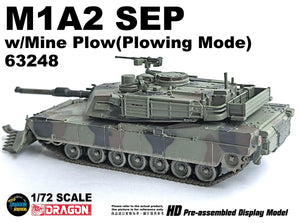 63248 - 1/72 M1A2 SEP /Mine Plow (Plowing Mode)