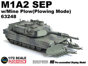 63248 - 1/72 M1A2 SEP /Mine Plow (Plowing Mode)