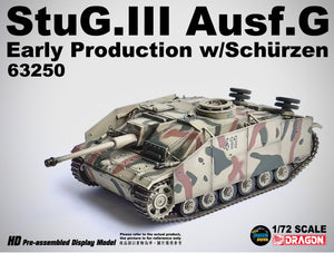 63250 - 1/72 StuG.III Ausf.G Early Production w/Schurzen  Pz.Abt.115, Italy 1943