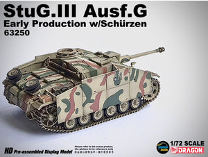 63250 - 1/72 StuG.III Ausf.G Early Production w/Schurzen  Pz.Abt.115, Italy 1943