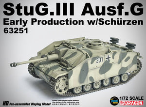 63251 - 1/72 StuG.III Ausf.G Early Production w/Schurzen StuG.Brig.242, Italy 1943