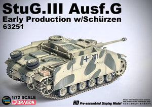 63251 - 1/72 StuG.III Ausf.G Early Production w/Schurzen StuG.Brig.242, Italy 1943