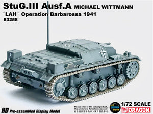 63258 - 1/72 StuG.III Ausf.A  "LAH" France 1940