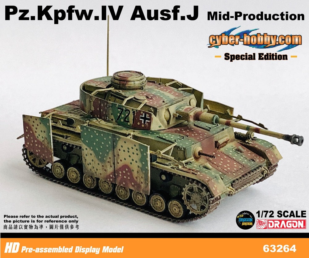 63264 - 1/72 Pz.Kpfw.IV Ausf.J Mid-Production Western Front 1944 