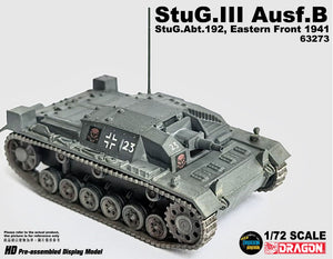 63273 - 1/72 StuG.III Ausf.B  StuG.Abt.192 , Eastern Front 1941