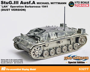 63277CH - 1/72 StuG.III Ausf.A MICHAEL WITTMANN 'LAH' Operation Barbarossa 1941 (DUST VERSION) (Cyber Hobby Special Item)