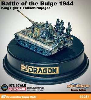 63281CH - 1/72 KingTiger + Fallschirmjager, Battle of the Bulge 1944 (Cyber Hobby Special Item)