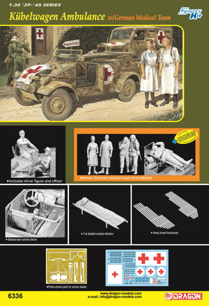 1/35 KÜBELWAGEN AMBULANCE w/GERMAN MEDICAL TEAM