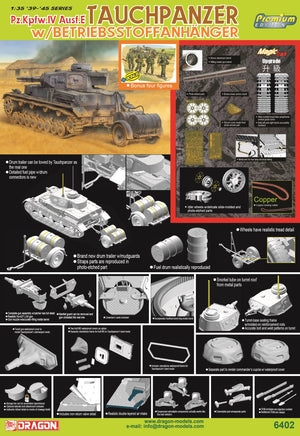 1/35 Pz.Kpfw.IV Ausf.E Tauchapnzer w/Betriebsstoffanhänger (Premium)