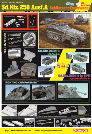 1/35 Sd.Kfz.250 Ausf.A Schüetzenpanzerwagen (2 in 1)