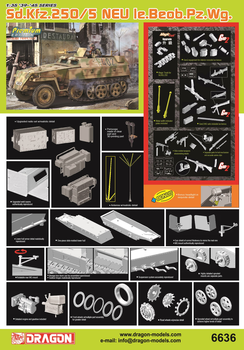 1/35 Sd.Kfz.250/5 NEU le.Beob.Pz.Wg. – Cyber Hobby