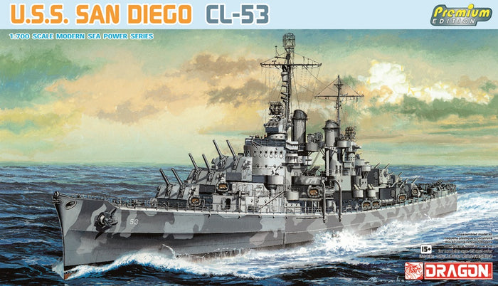 1/700 U.S.S. San Diego CL-53