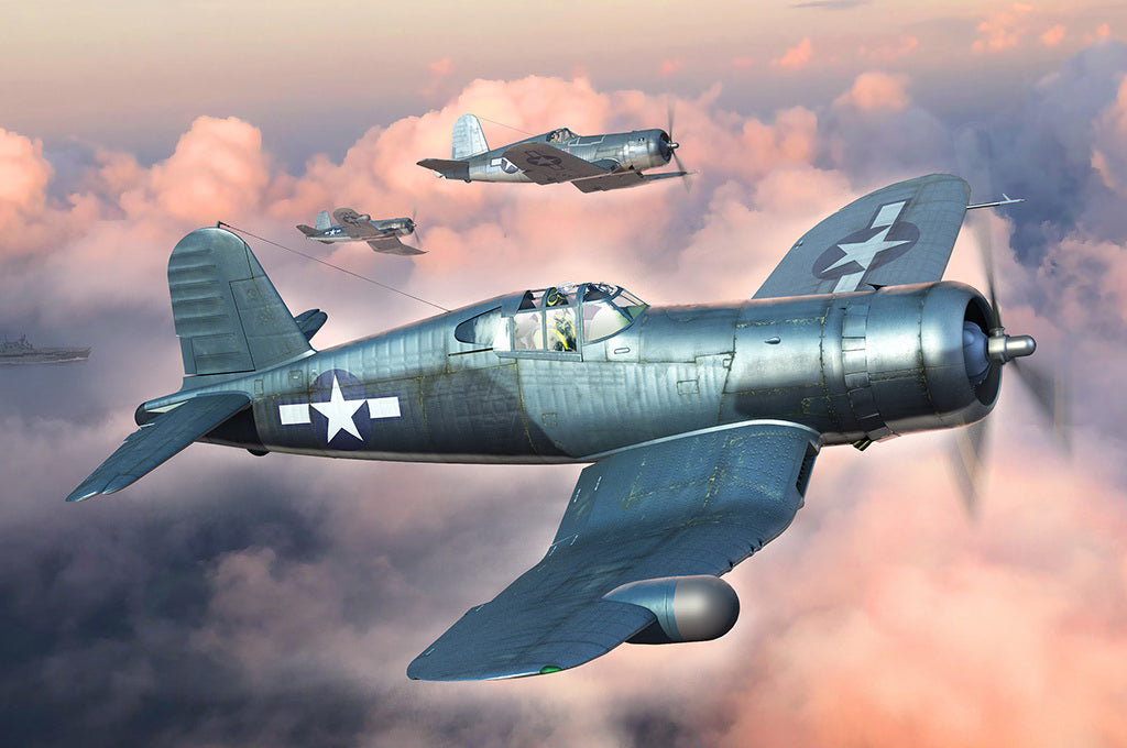 1 48 F4U 1A 2 Corsair 2 in 1