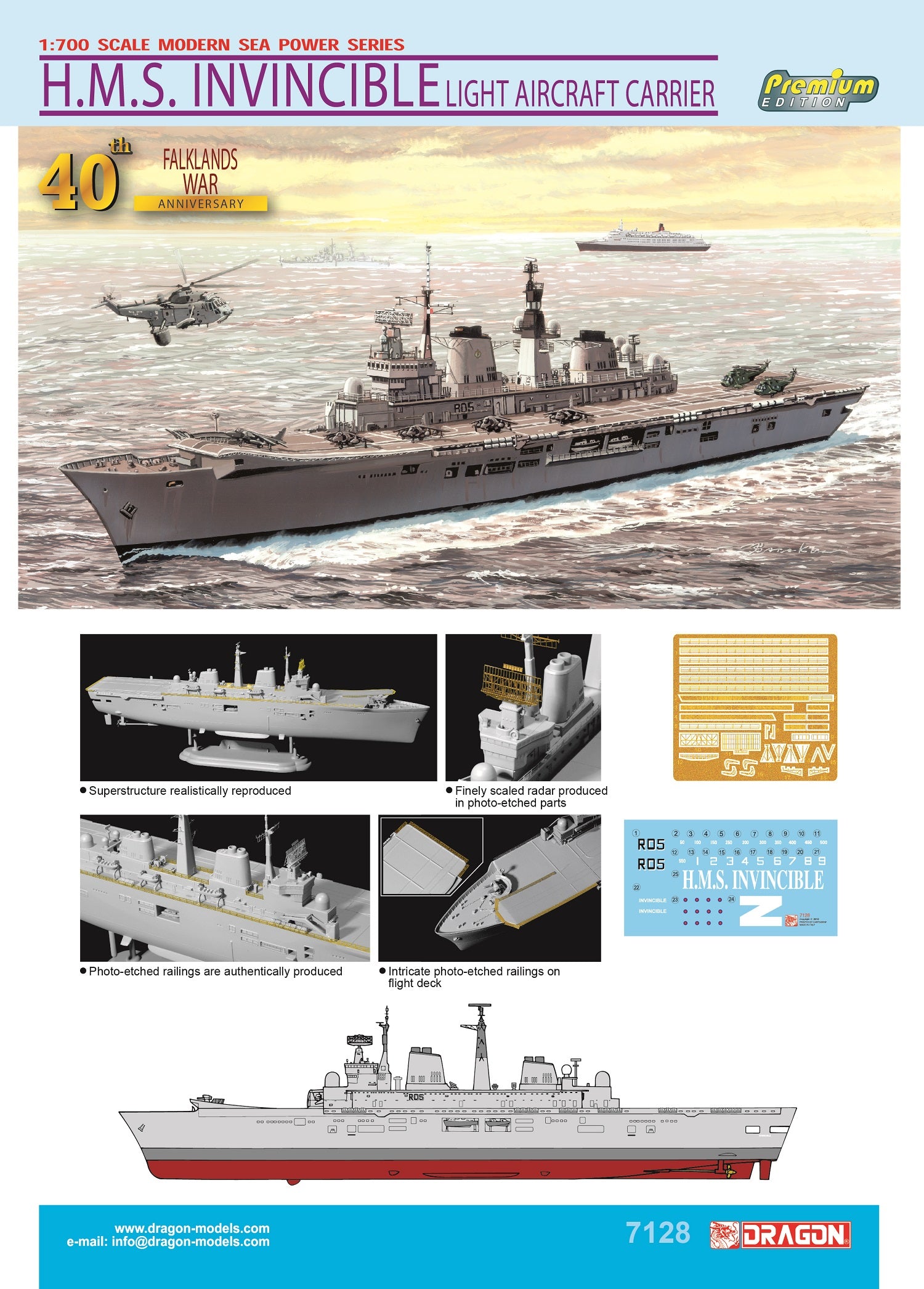 Imperial Hobby Productions shops 1/700 Scale HMS Vengeance Light Fleet