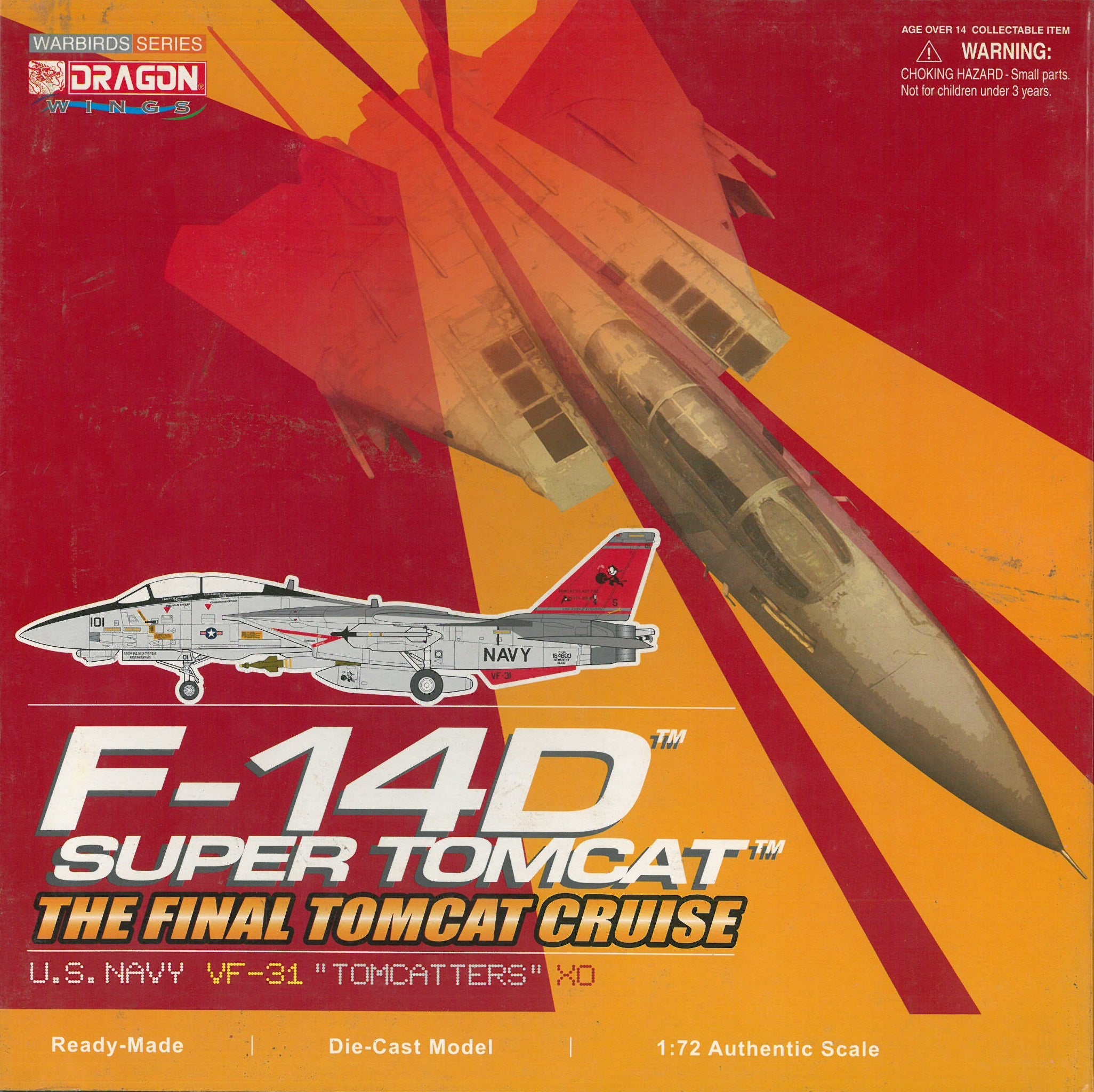 1/72 F-14D Super Tomcat, U.S. Navy VF-31 