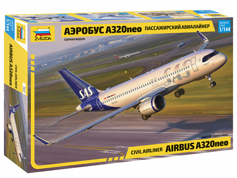 1/144 Civil Airliner Airbus A320neo – Cyber Hobby